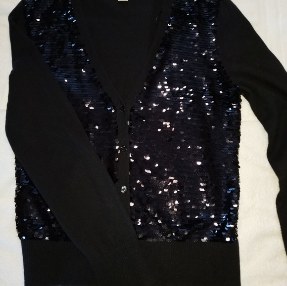 Michael Kors sequined button up sweater - Picture 4 of 6